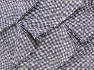 cushion cover folded detail